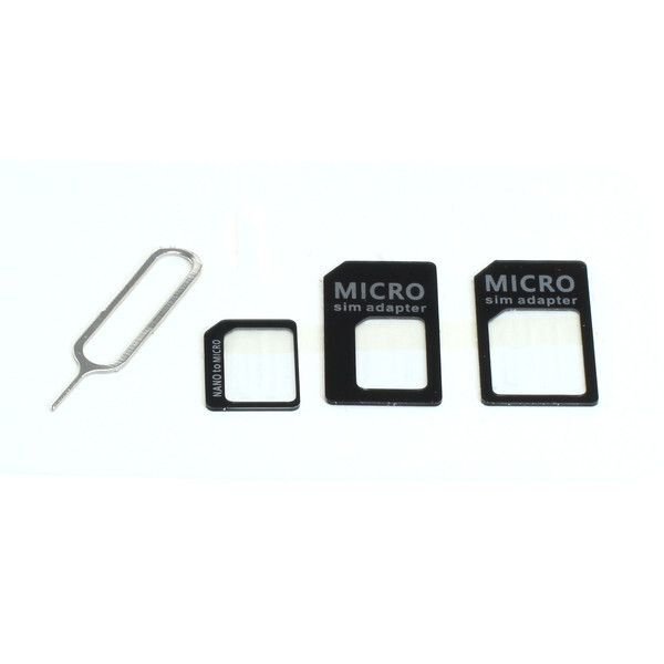 SIM Karten Adapter Set - 4-in-1 Adapter Für Nano/Micro/Standard SIM