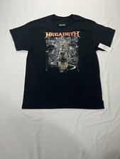 Megadeth T-Shirt, Heavy Metal Band 90s Tour Tee Men s Size Large New With Tags