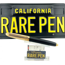 Louis Vuitton Doc CUIR BLACK LEATHER and Gold Cap Rollerball Pen NEW NO BOX