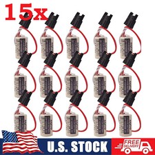 15 X For sanyo FDK CR14250SE CR14250SE-R 1747-BA PLC Battery with 3P Plug 3V US