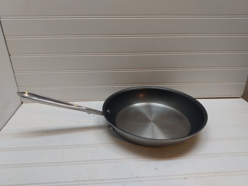 All-Clad Pfanne 10" Edelstahl Antihaft Omelett Saute Sauce Rühren Bratpfanne & Deckel - Bild 4 von 9