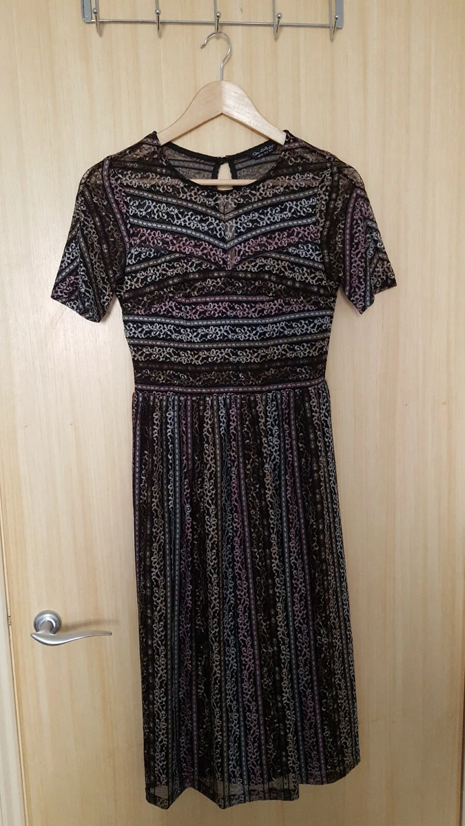 Miss selfridge top black lace dress