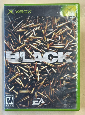 BLACK-XBOX-OPEN BOX-CIB-NOT TESTED