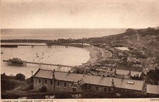 Vintage Postcard 1910's View of Dover The Harbour From Castle England UK
