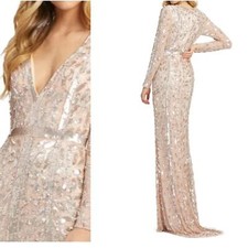 Elegant Sequin Evening Gown