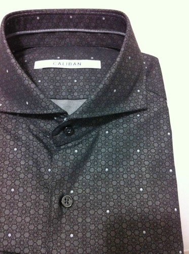 Caliban Italian Luxury beautiful shirt 15.75/40 slim NWT$425(Last1) - Picture 3 of 8