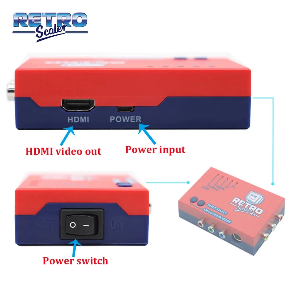 AV To HDMI-compatible Converter and Line-doubler for Game Consoles - Image 4 of 4