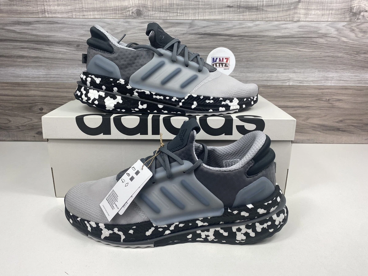 *RARE Adidas X_PLRBOOST Ultraboost Cinza Preto Sapatos Masculinos (ID9437)  PLR Boost