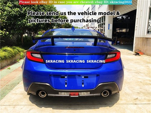 Real Carbon Fiber Rear Trunk Spoiler Wing For 2022 2023 Subaru BRZ Toyota GR86 - Picture 2 of 11