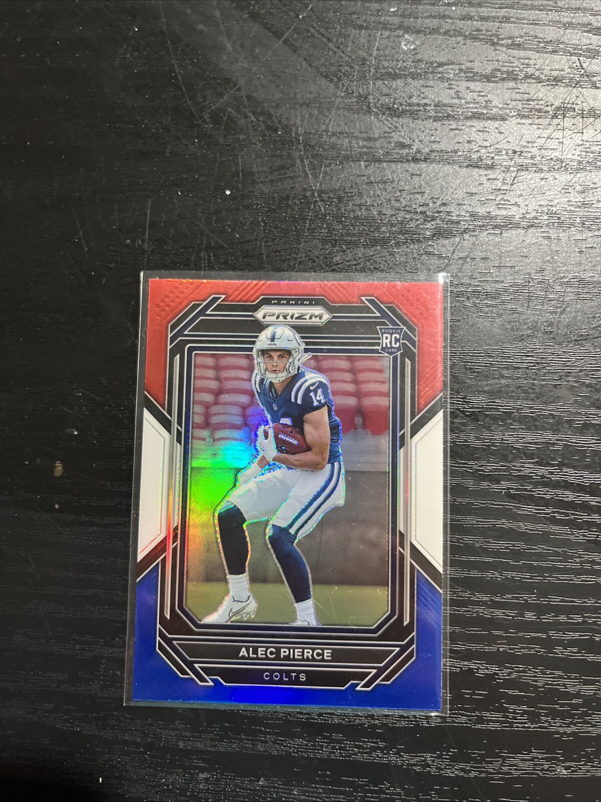 2022 Panini Prizm - Rookies Red White & Blue Prizm #330 Alec Pierce (RC)