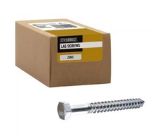 Everbilt 5/16 in. x 3 in. Hex Zinc Plated Lag Screw 50-Pack 