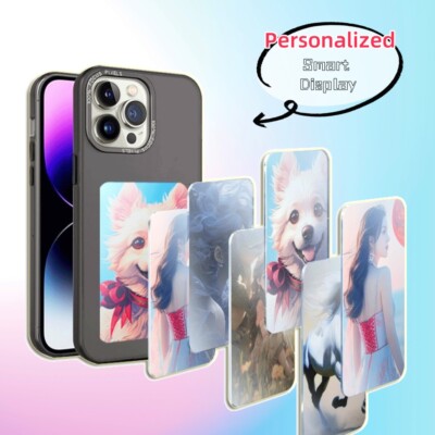 E-Ink Screen Phone Unlimited Screen Projection Apple iPhone 12 bis 15 Cover Case