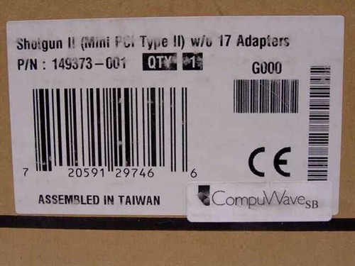 Compaq Shotgun II Mini PCI Type II 56K 10/100 Netzwerk Mo 149373-001 - Bild 2 von 3