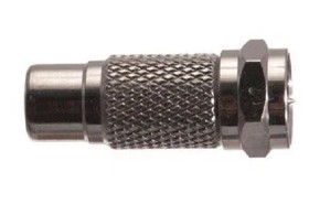 ATARI 2600 / 5200 / 7800 RF TV COAXIAL MALE F PLUG TO FEMALE ADAPTER COAX TO RCA