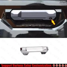 22- 24  For Toyota Tundra Chrome Silver Tailgate Door Handle Bowl Decor Cover 1X