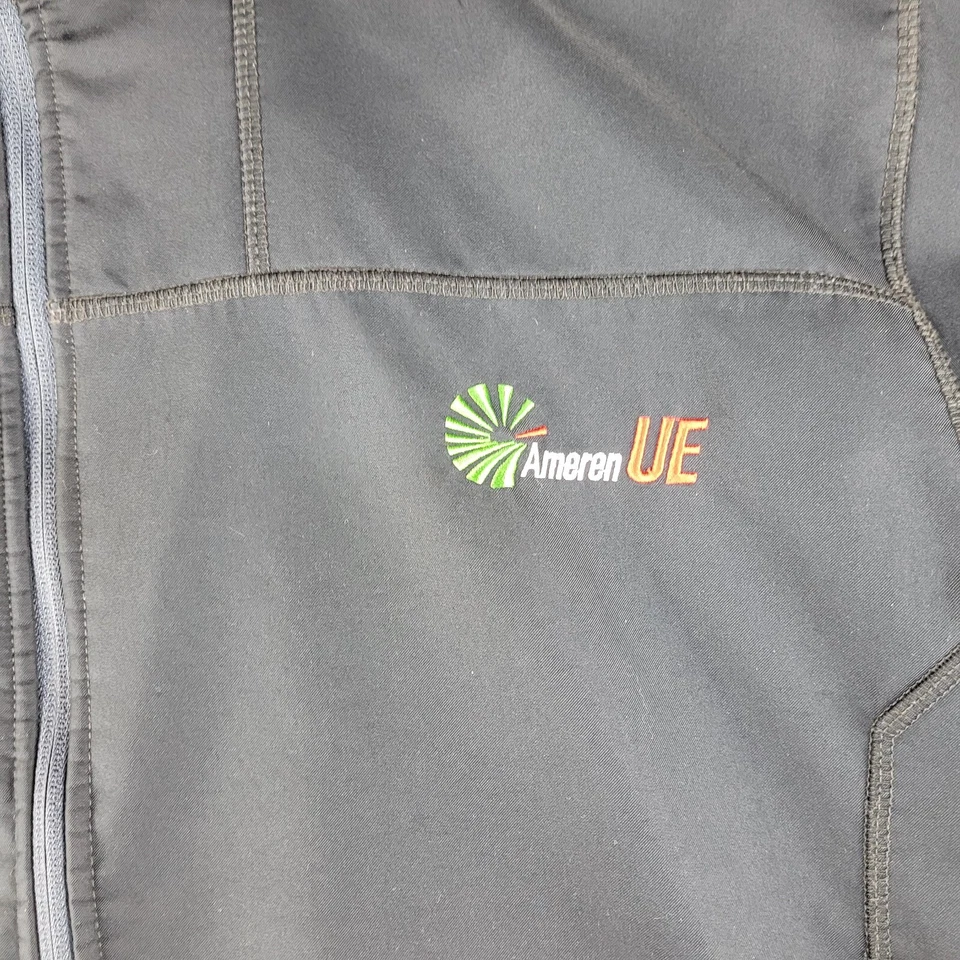 Chaqueta Ameren Ue Para Hombres Grande Negra Uniforme de Empleado Repuesto Tareas Abrigo Foto 3 de 4