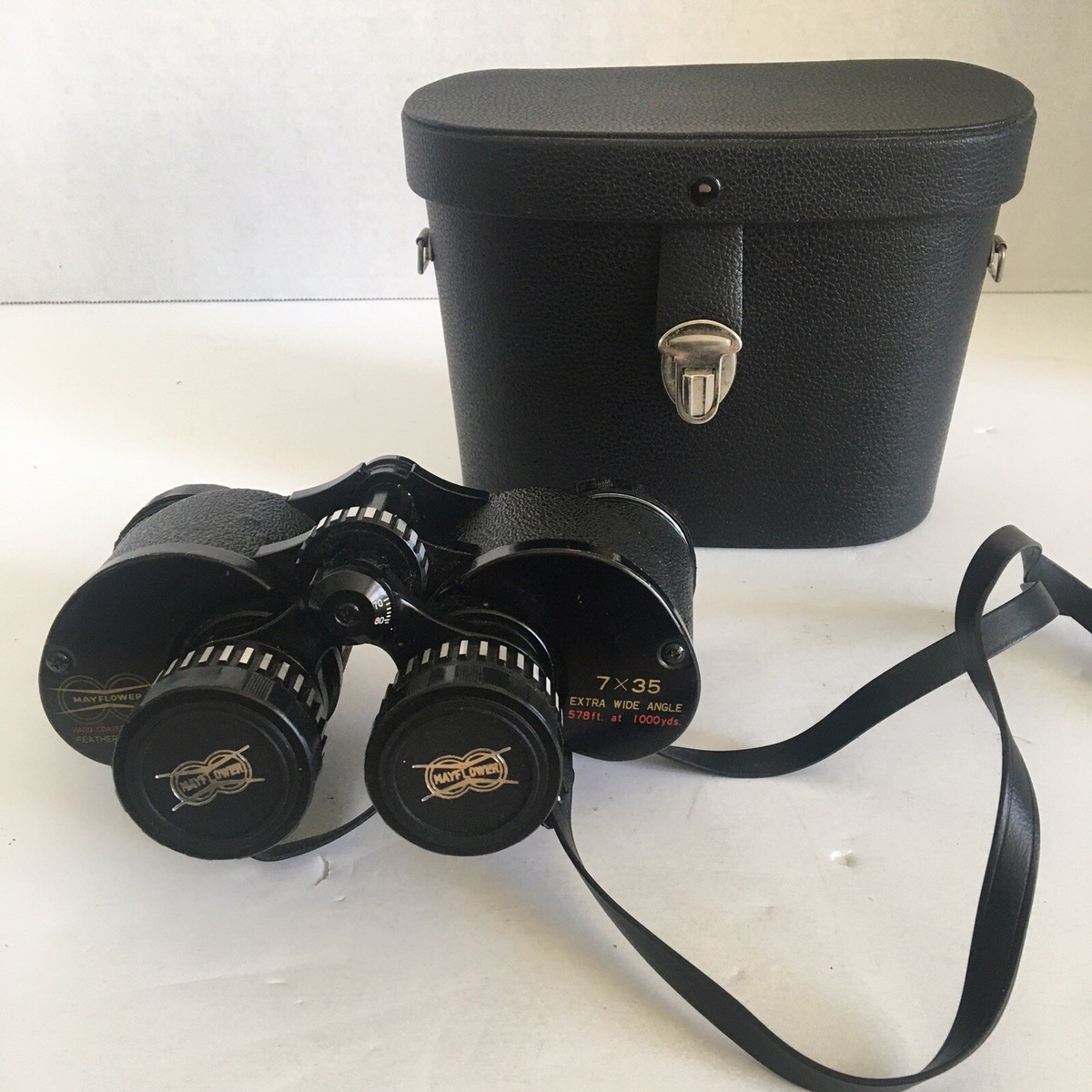 【真人出品】　p7 f6 e13 Vintage Mayflower 7x35 Extra Wide Angle Hard Coated Feather Weight