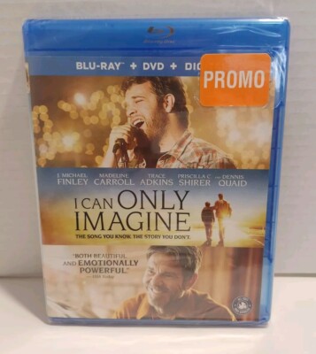 I Can Only Imagine Blu-ray J. Michael Finley Dennis Quaid DVD DIGITAL NEW SEALED