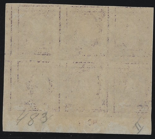US Scott # 484 Type II - Mint OG VLH (5 NH) - Scarce Plate # (C-576) - Picture 2 of 2