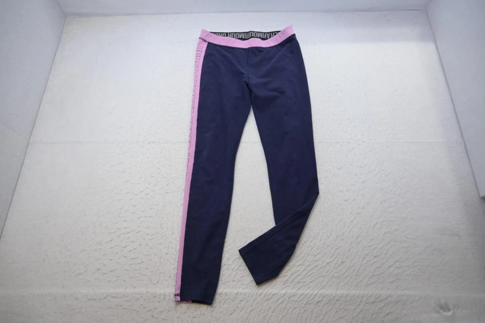 Under Armour Leggings HeatGear Cotton Blend Yoga Pants Womens Size Medium - Image 2 of 4