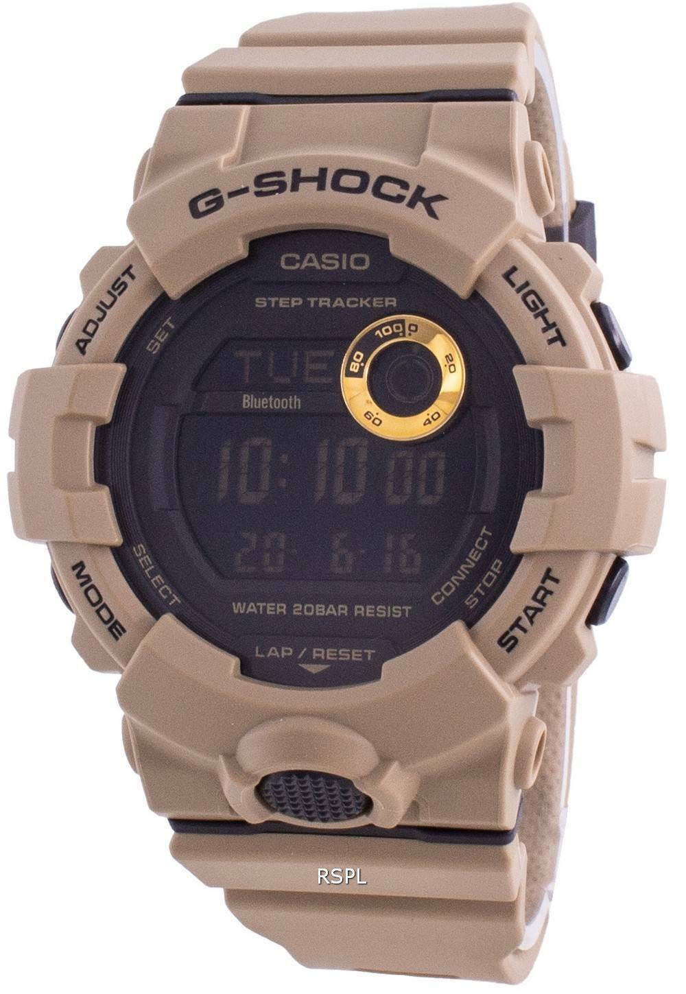 tan g shock watch