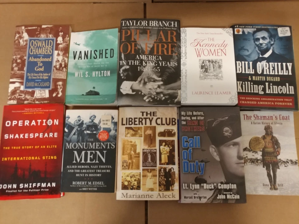 Lot of 20 History US World Europe American Europe Ancient War Book MIX UNSORTED Foto 3 de 4