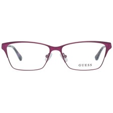 GUESS GU2605 082 Purple Metal Cat Eye Optical Eyeglasses Frame 53-14-135 GU