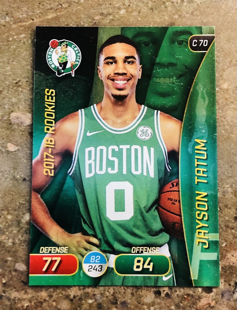 Rare Sp Jayson Tatum 2017-18 Rookie RC Adrenalyn XL #C70 Holo European Panini