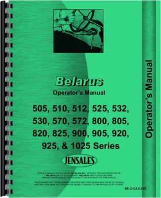 Belarus 611 Tractor Owners Manual