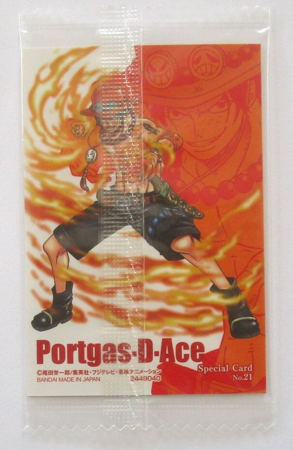 One Piece Portgas D．Ace No.21 SP Part 1 Card 2018 Wafer Bandai