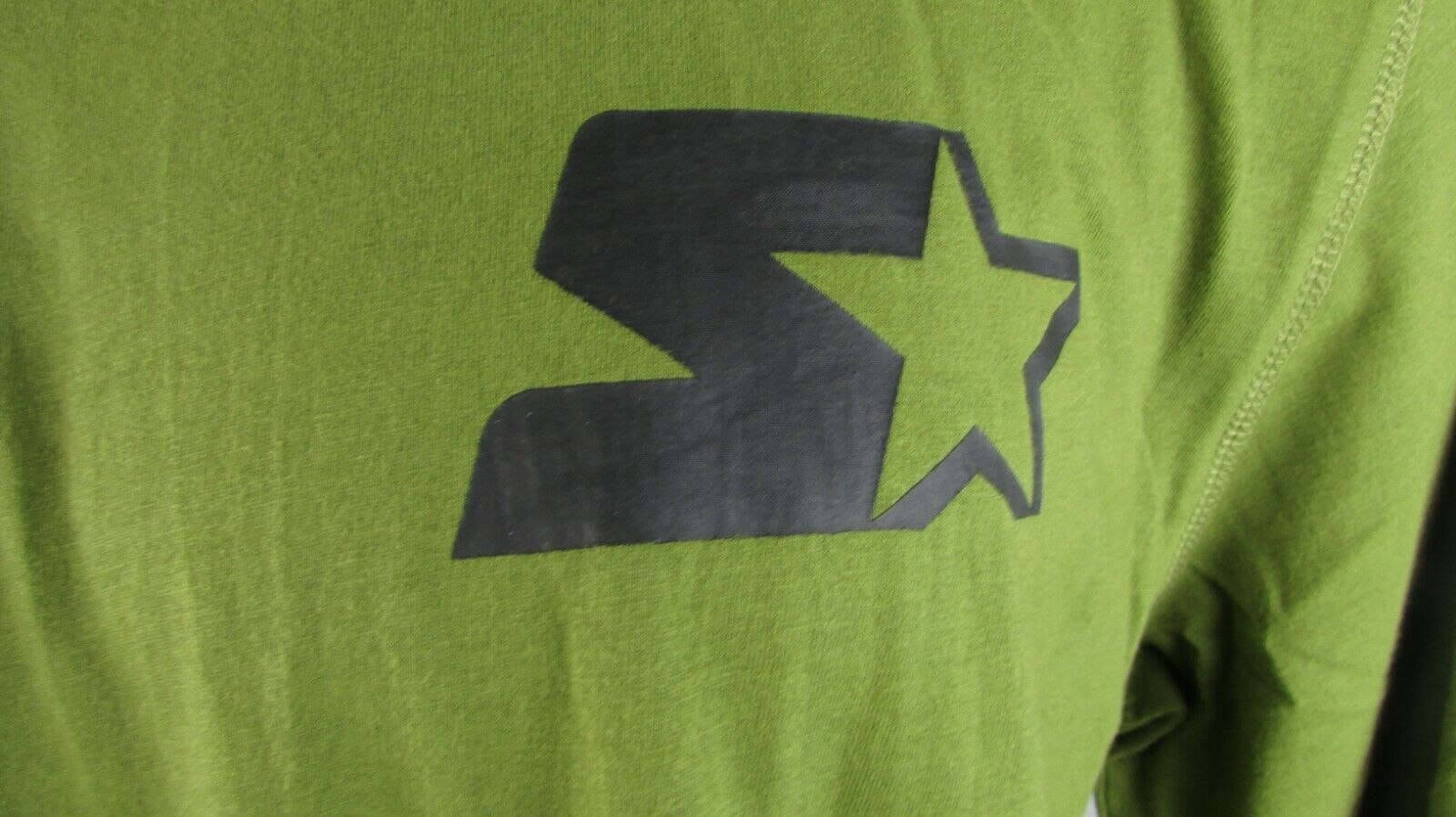 Men's Large Starter Army Green Long Sleeve T-Shirt