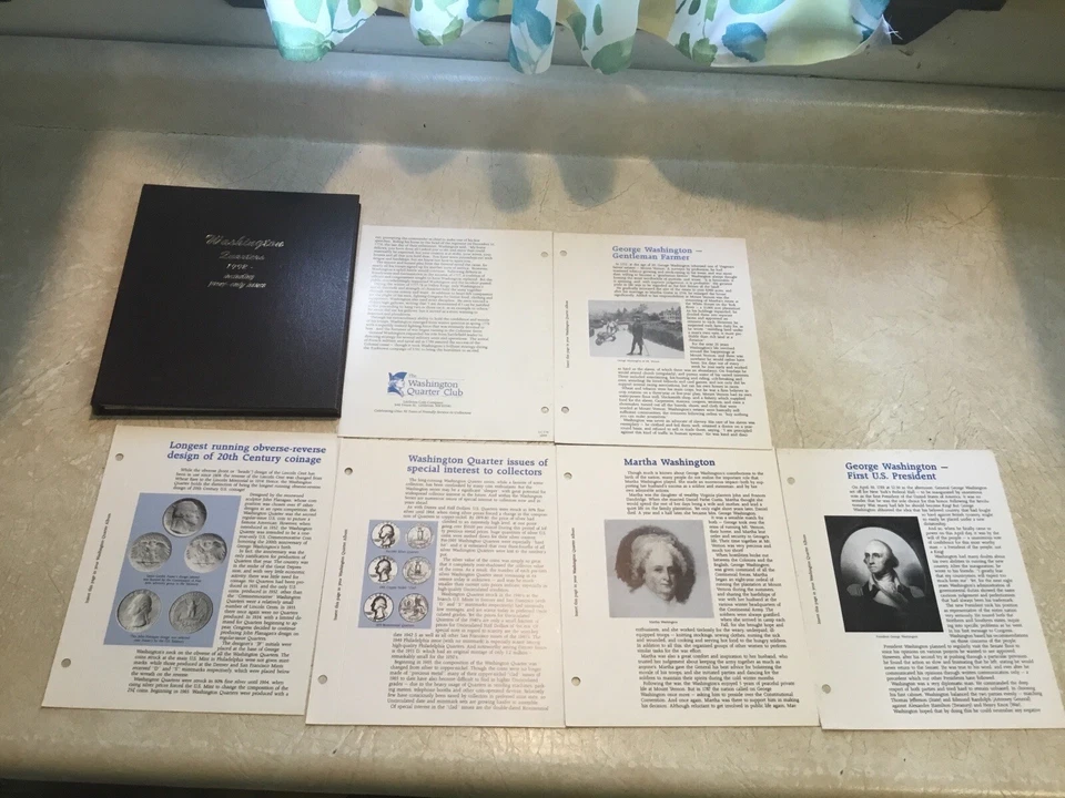 23 WASHINGTON QUARTERS 3 SILVER WW2 TONED GOLD RED BLUE 1941 1944 1953 & PAPER - Image 2 of 4