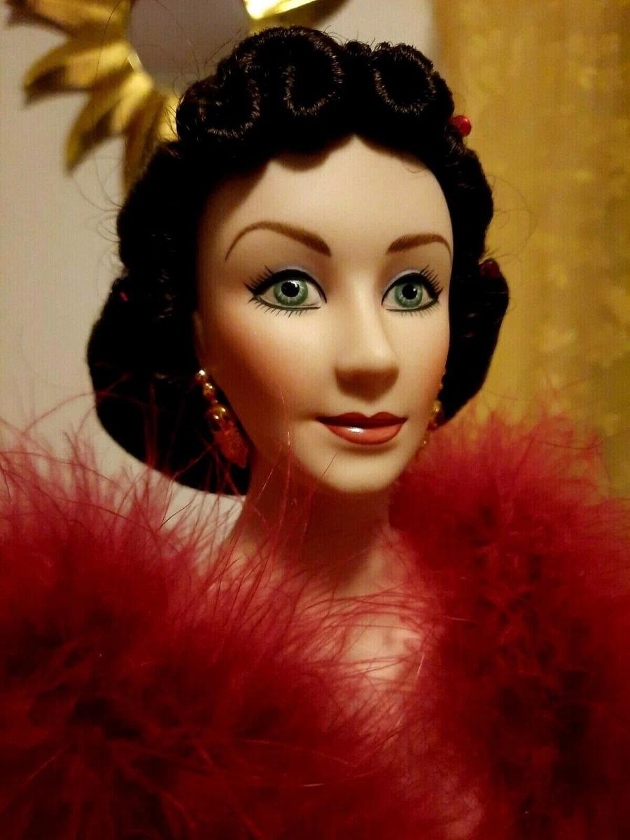 FRANKLIN MINT  Porzellanpuppe Künstlerpuppe SCARLETT O`HARA  vom Winde verweht