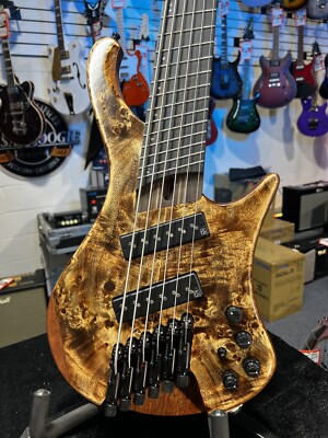 Ibanez EHB Ergonomic 6-string Multi-scale Antique Brown Stained Low Glow! 688