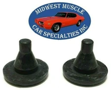 63-67 GM Chevy Corvette License Plate Rubber Bumpers Bump Stop 2pcs FC