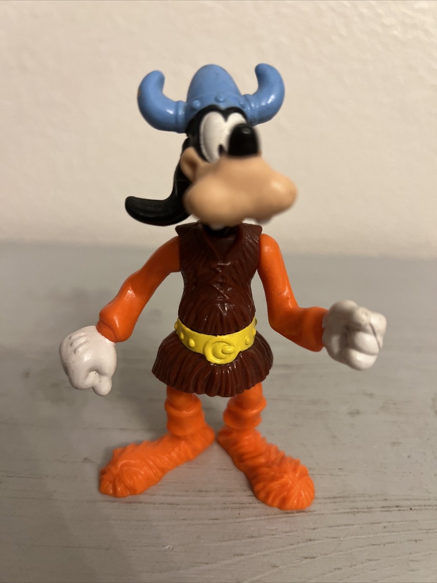 DISNEY VIKING GOOFY IN NORWAY 4” ACTION FIGURE PLASTIC TOY (PRE