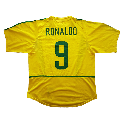 Maglia Brasile Mondiali 2002 Brazil Shirt 2002 World Cup Ronaldo - Size L |  eBay