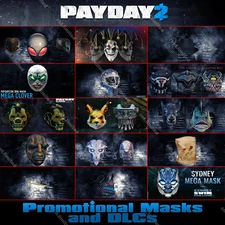 Payday 2 - Promotional Masks DLCs (STEAM)