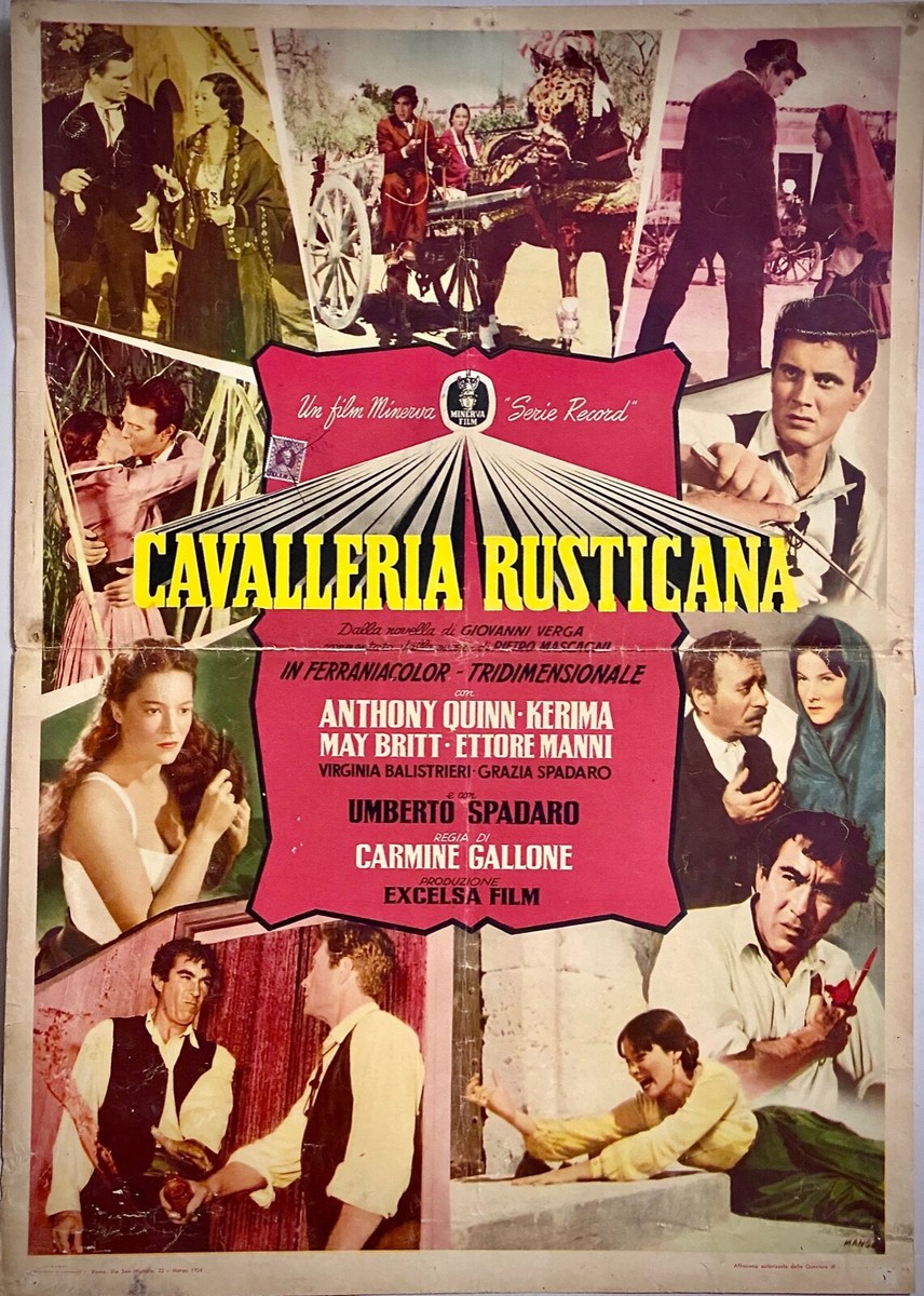 CAVALLERIA RUSTICANA- Fotobusta -1953