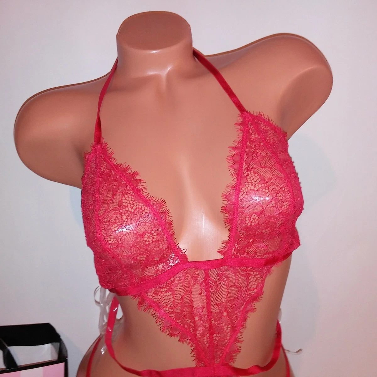 Red eyelash hotsell lace bodysuit
