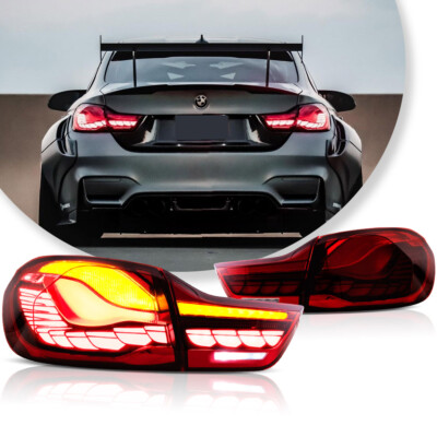 Pair OLED Tail Lights For 2014-20 BMW 4 M4 F82 F83 F32 F36 Coupe/Convertible LED