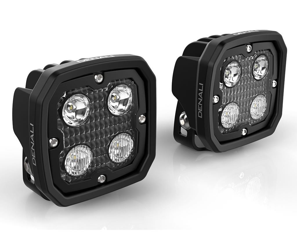 Denali D4 TriOptic LED Light Kit Black KTM 1290 Super Adventure 2015 - 2023