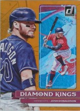 Josh Donaldson 2022 Panini Donruss Orange Diamond Kings #10 Minnesota Twins