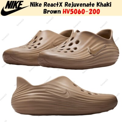 Nike ReactX Rejuvenate Khaki Brown HV5060-200 Men's Size | eBay