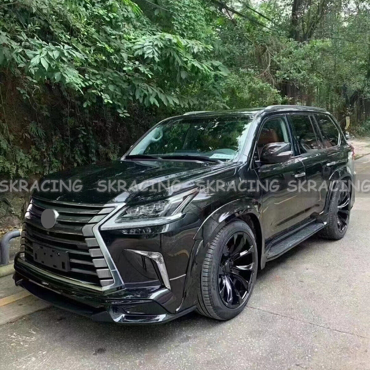 For Lexus LX570 2016-2019 FRP Fender Flare Kit Wheel Arch Cover