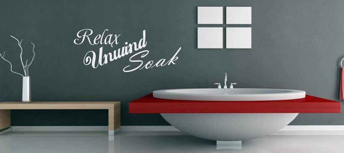 Relax And Unwind Wall Decal Relax Decal Unwind Decal Guest - View #7