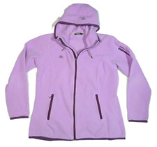 Bergans of Norway Bomlo Lady Damen Fleecejacke Jacke gr. 2XL Lila Fleece Kapuze
