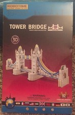 TOWER BRIDGE In England 3D Wooden Puzzle by ROBOTIME 3 Dimensional AA