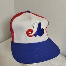 Montreal Expos Snapback Cap Hat Beco Official MLB Baseball vintage tri-color