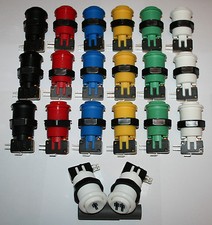 20 x Arcade Taster Mame Aktionstaster Automat DIY Jamma Multicade Bartop Set Kit